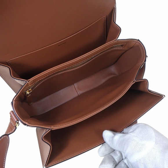 Celine Classic Triomphe Bag Canvas Tan - Picture 13 of 16